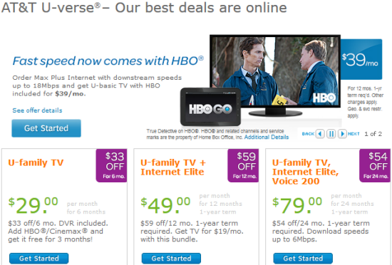 AT&amp;amp;T U-Verse Coupon Code'