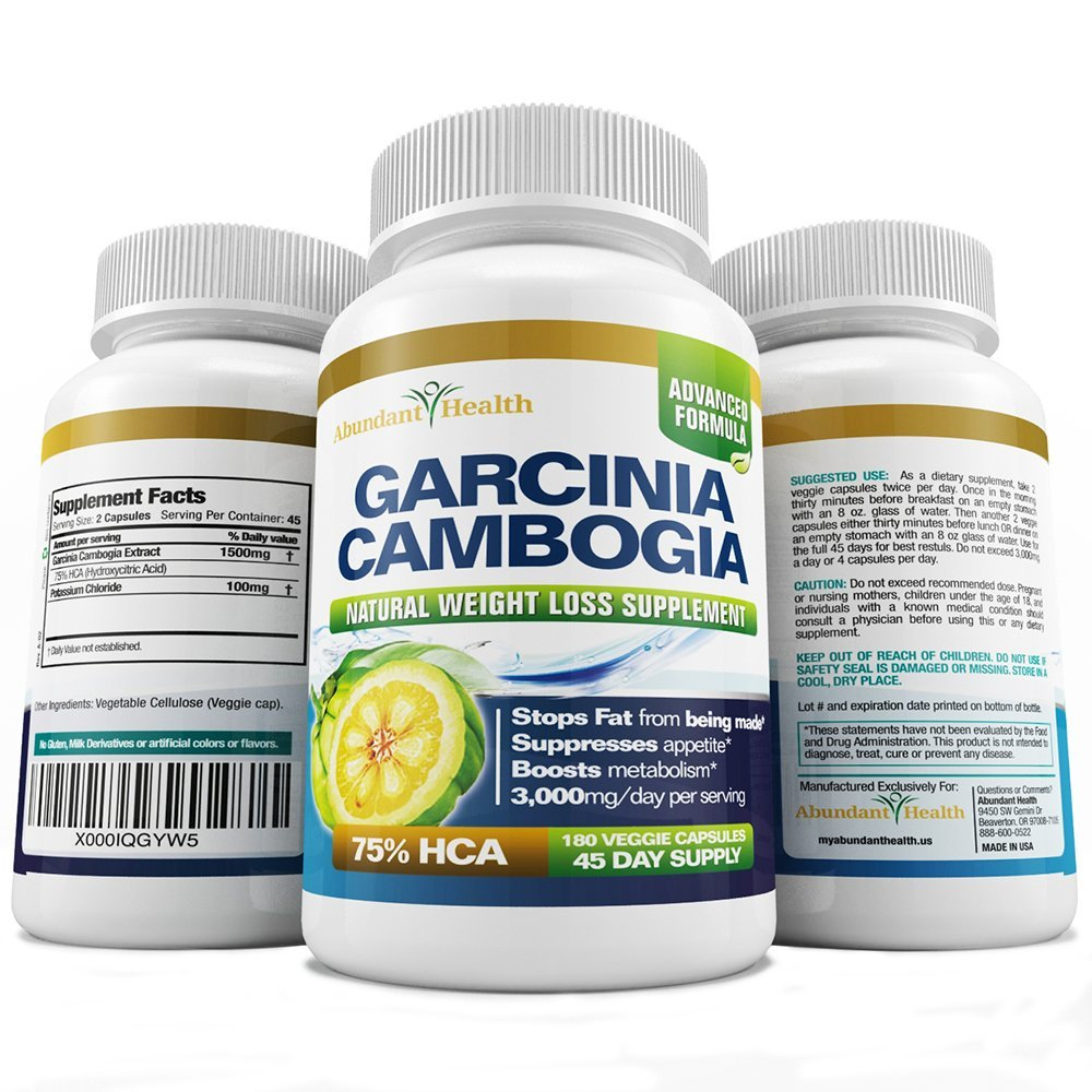 Garcinia Cambogia Supplements 75 HCA