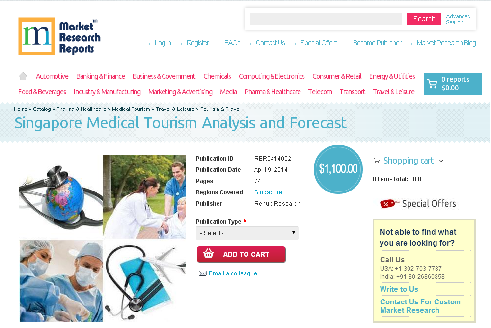 Singapore Medical Tourism Analysis and Forecast'