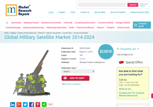 Global Military Satellite Market 2014 - 2024'