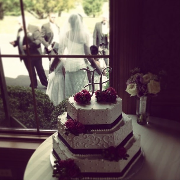 Northampton Valley Country Club Window View With A Cake!