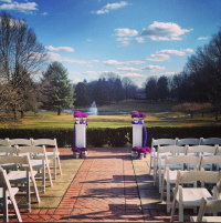 Northampton Valley Country Club Crystal Ballroom Patio