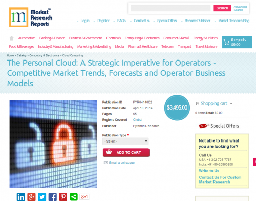 The Personal Cloud: A Strategic Imperative for Operators'