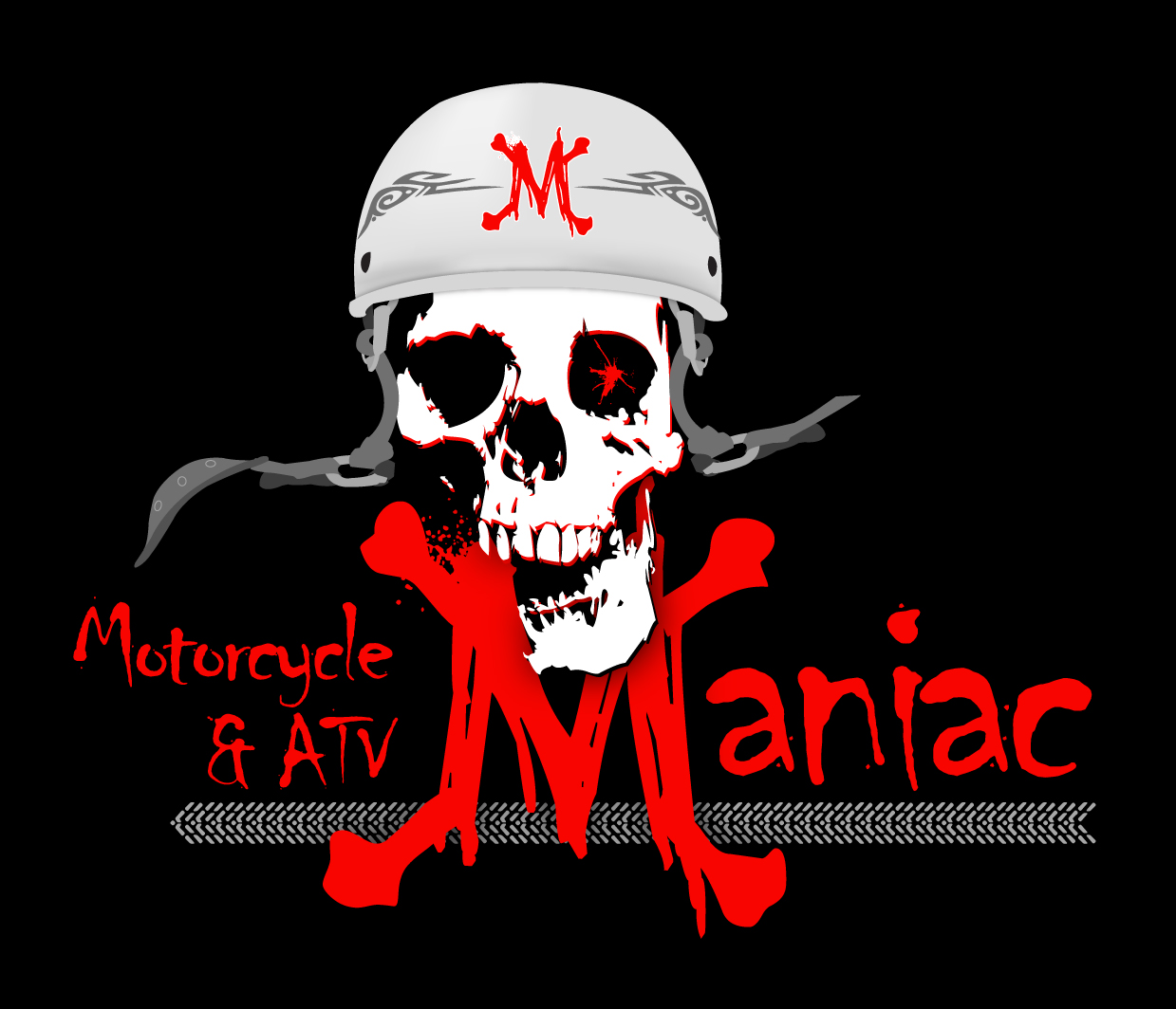 Motorcycle and ATV Maniac Logo