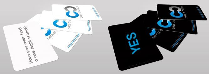 Card examples from 'Cards of Candor''