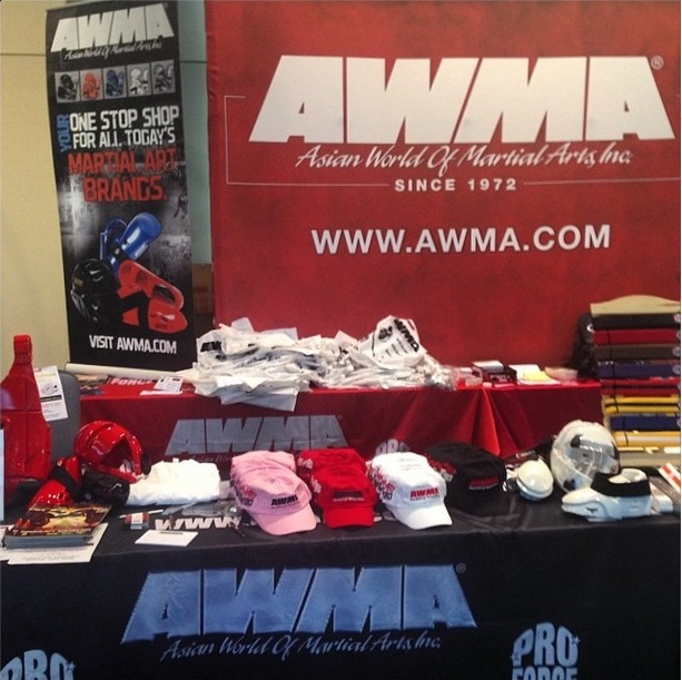 AWMA booth at the Amerikick2014 Internationals