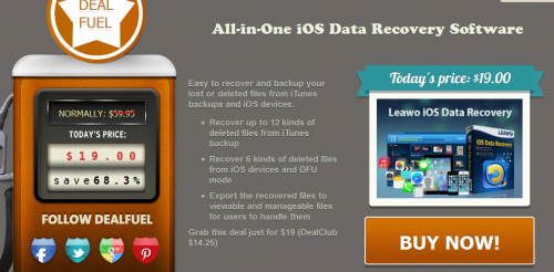 Leawo iPhone Data Recovery Deal'