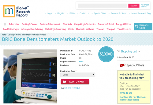 BRIC Bone Densitometers Market Outlook to 2020'