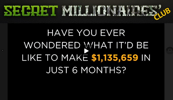 Secret Millionaires Club Review and Details Published'