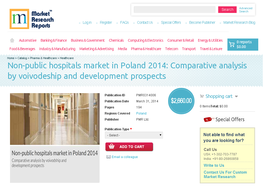 Non-public hospitals market in Poland 2014'