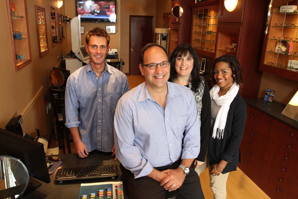 Staff at Village Optical'