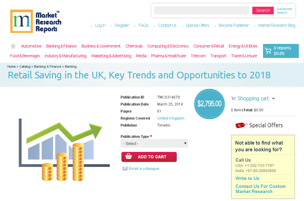 Retail Saving in the UK, Key Trends and Opportunities 2018'