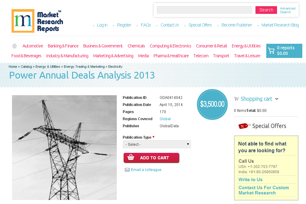 Power Annual Deals Analysis 2013'