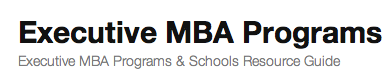 Executive MBA Programs