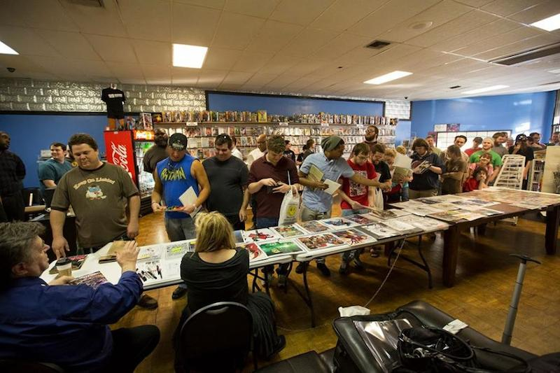 Neal Adams draws 600+ fans from the surrounding area.'