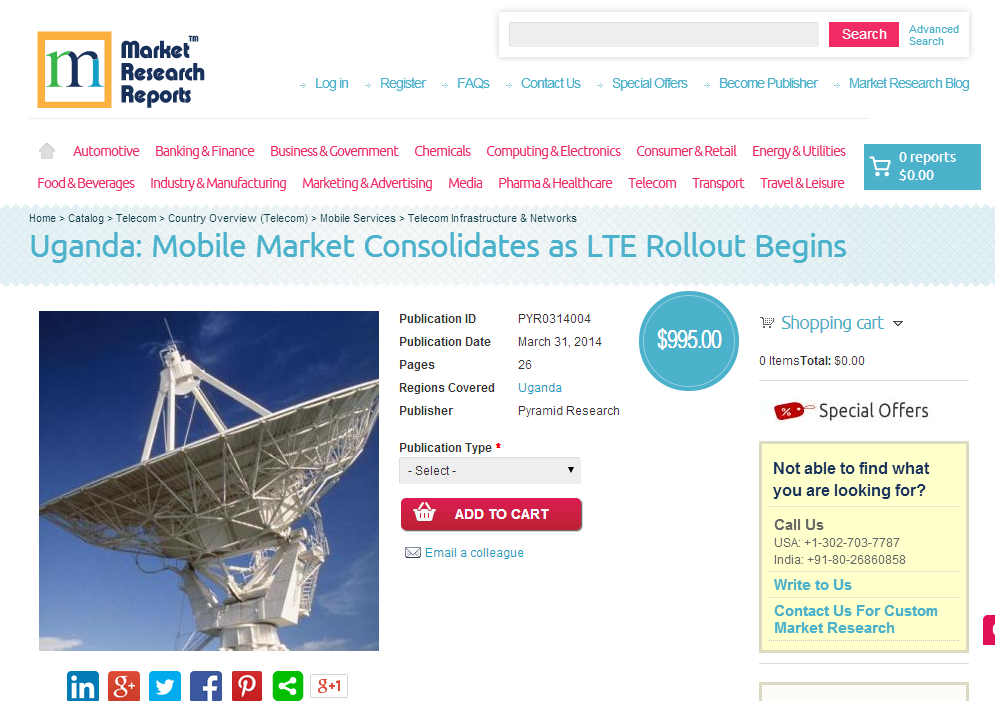 Uganda - Mobile Market Consolidates as LTE Rollout Begins'
