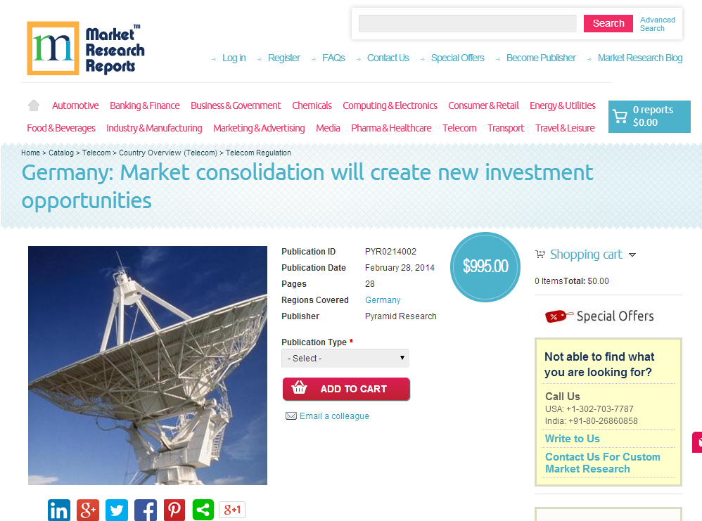 Germany - Market consolidation will create new investment'