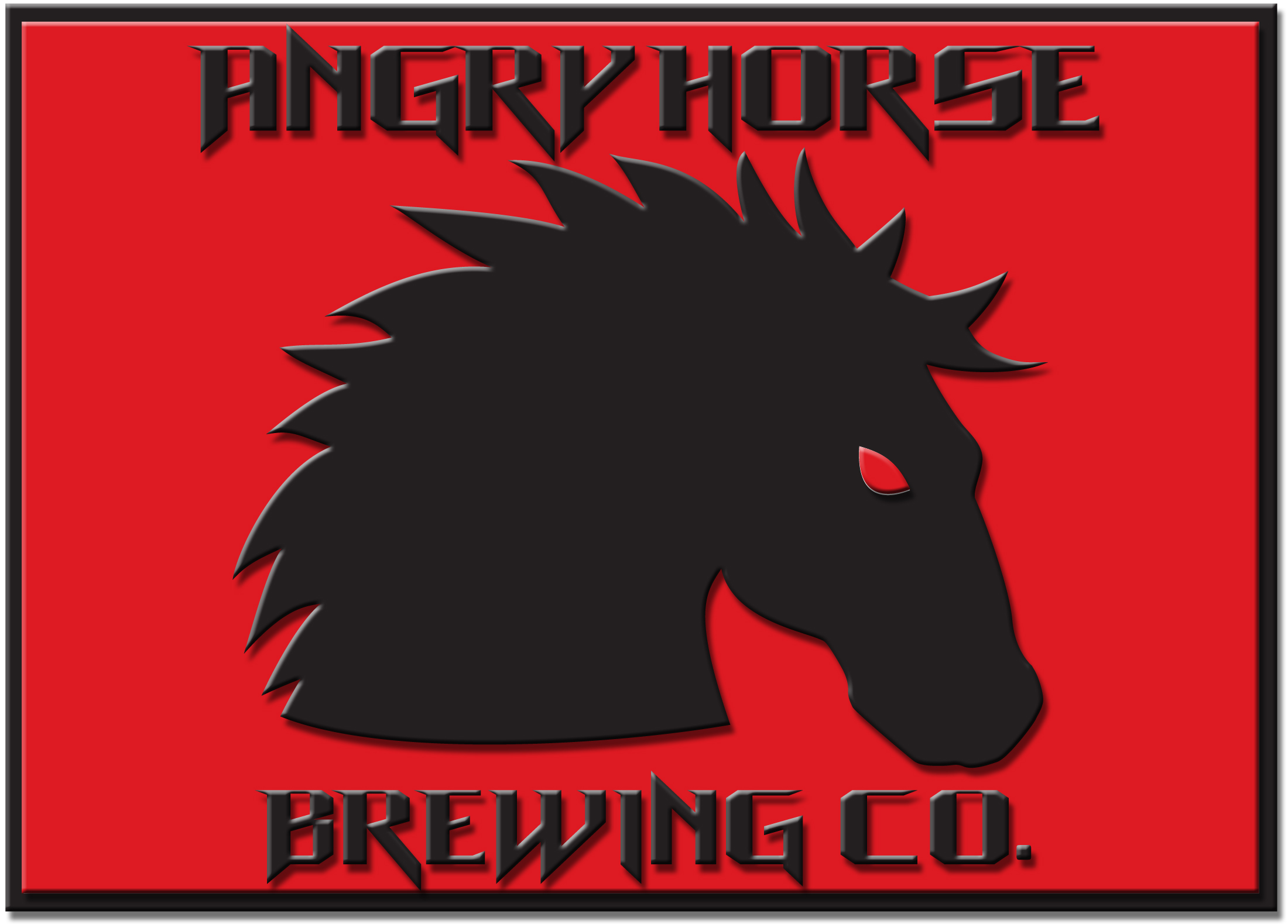 Company Logo For Angry Horse Brewing'