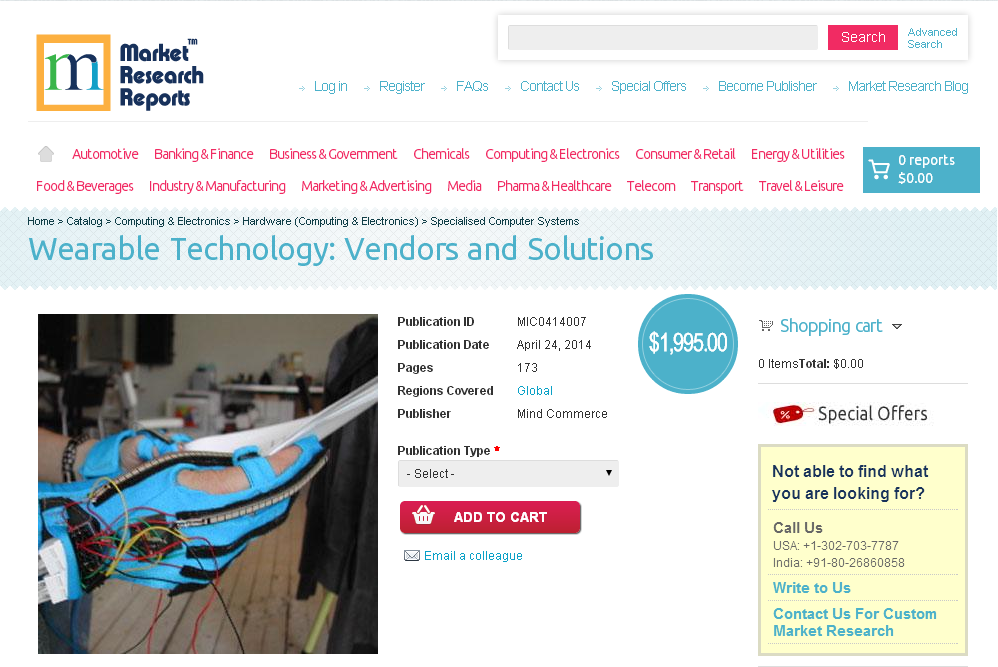 Wearable Technology - Vendors and Solutions'