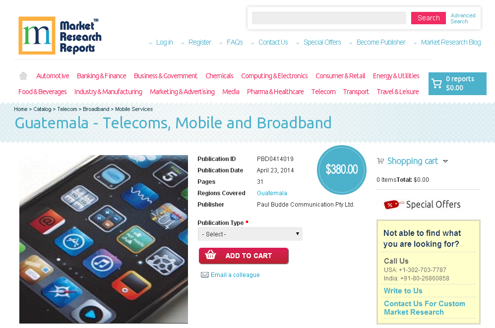Guatemala - Telecoms, Mobile and Broadband'