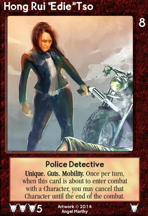 Sample card from set.'