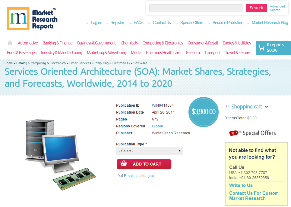 Services Oriented Architecture (SOA) Strategies and Forecast'