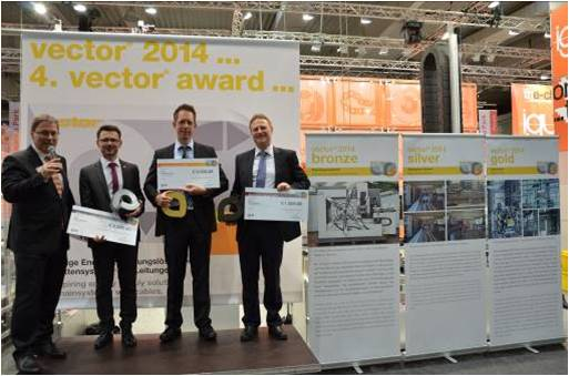 The winners of the 2014 vector'