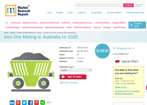 Iron Ore Mining in Australia to 2020'