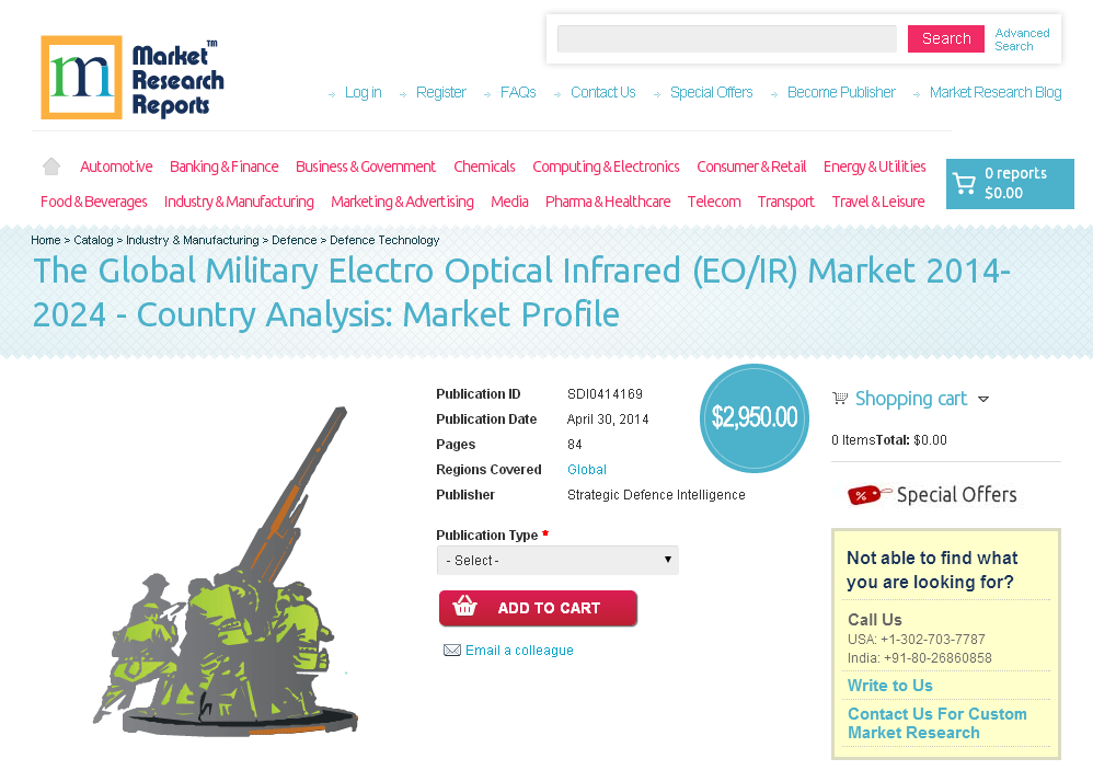 Global Military Electro Optical Infrared (EO/IR) Market 2014'