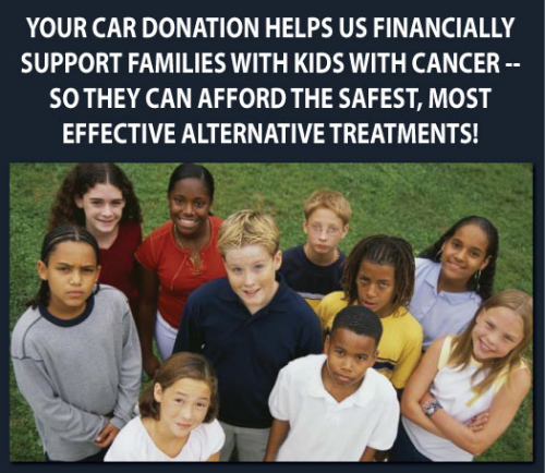 Your Car Donation Helps Us Help Kids With Cancer'