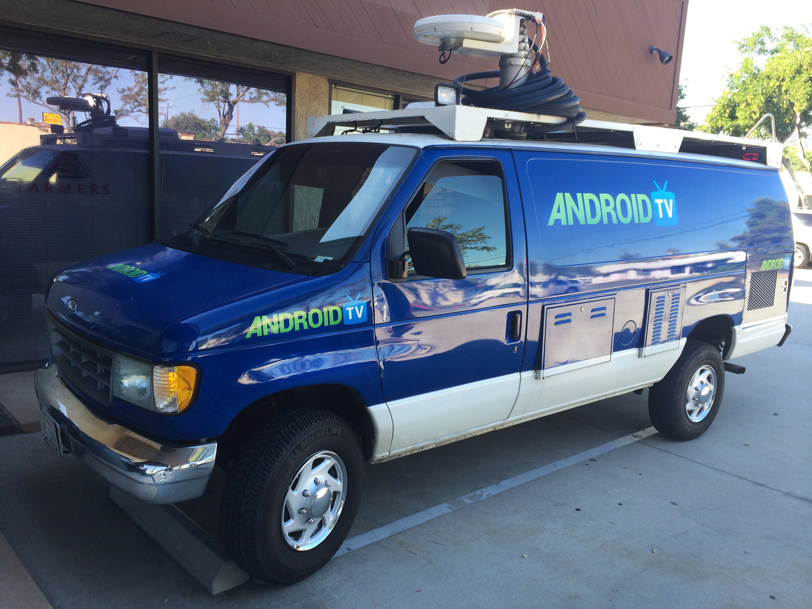Android TV production van'