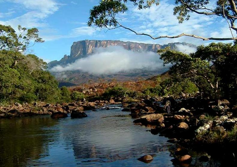 Mount Roraima, highest in South America.'