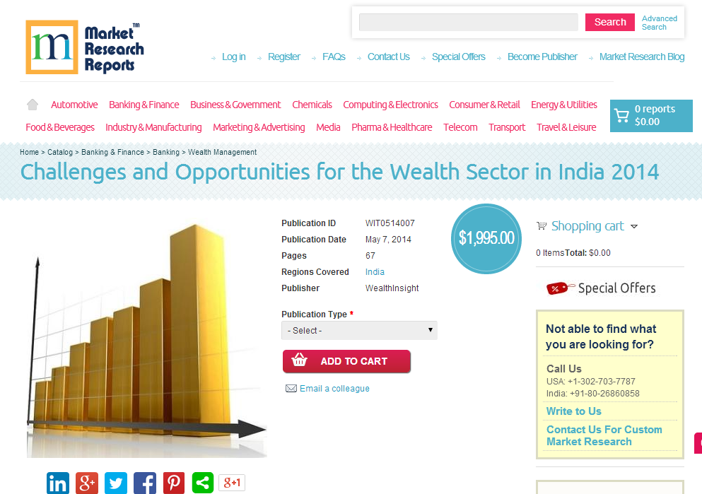 Wealth Sector in India 2014: Challenges and Opportunities'