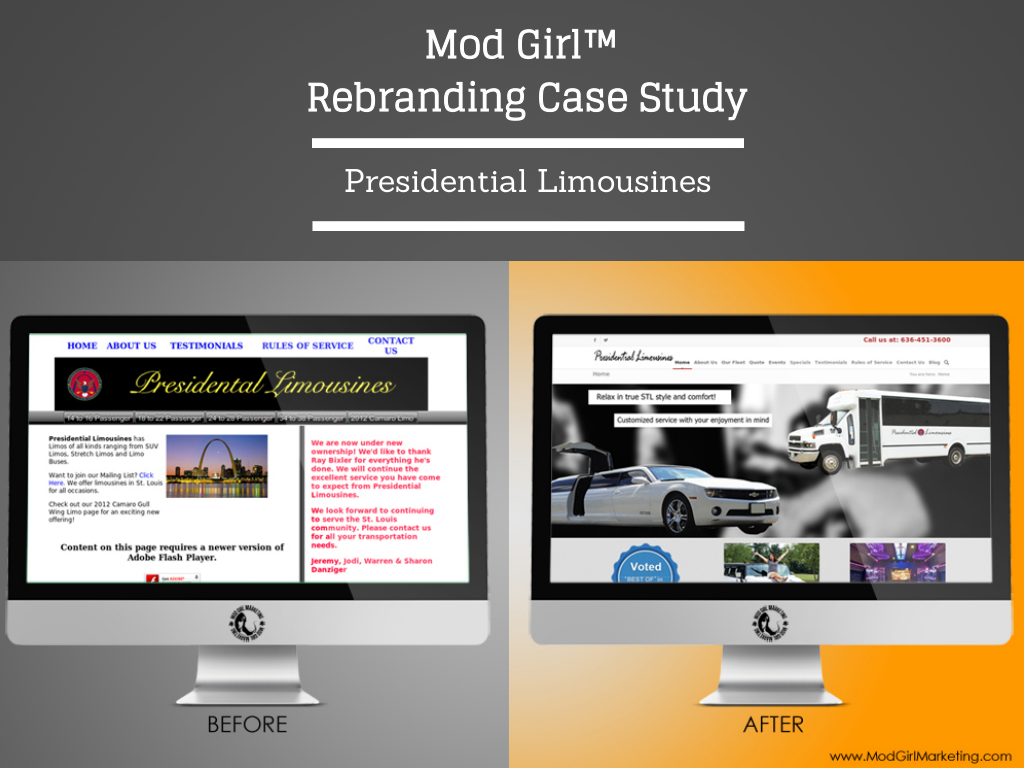 Rebranding Case Study: Presidential Limousines'