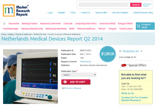 Netherlands Medical Devices Report Q2 2014'