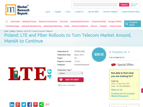 Poland: LTE and Fiber Rollouts to Turn Telecom Market Around'