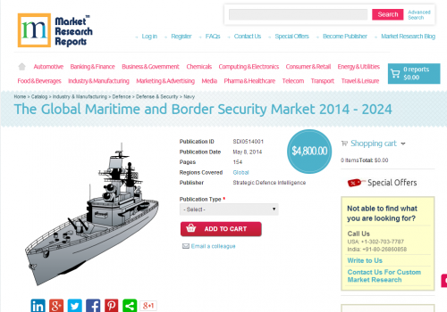 Global Maritime and Border Security Market 2014 - 2024'