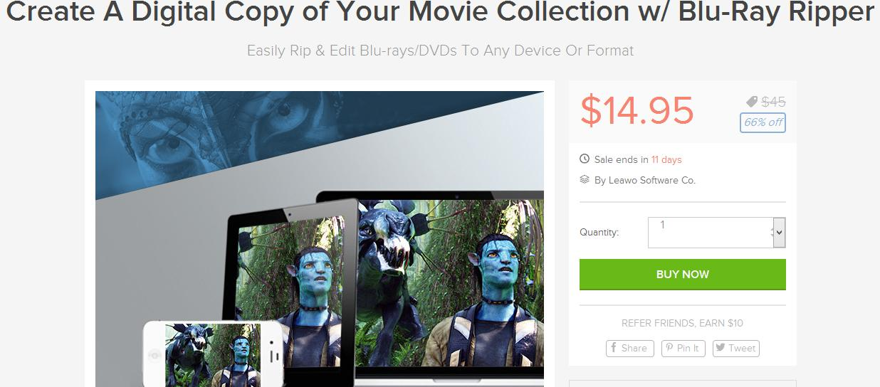 Leawo Blu-ray Ripper for Mac Deal'