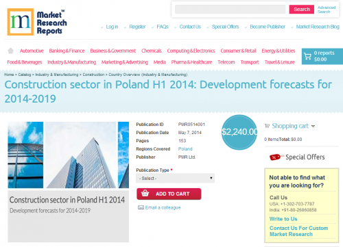 Construction sector in Poland H1 2014'