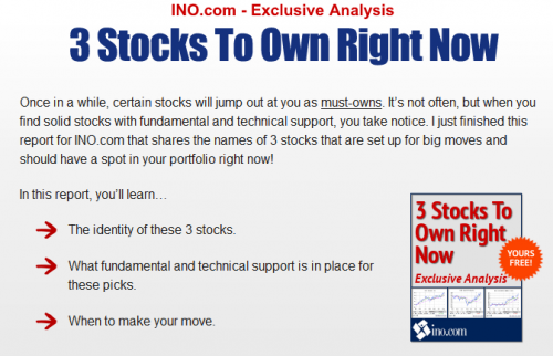 3 Stocks To Own Right Now FREE Report'
