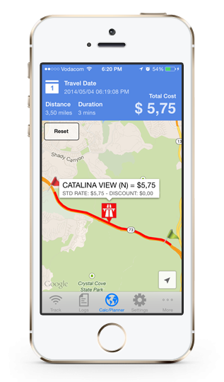 TollTrack USA iPhone5s