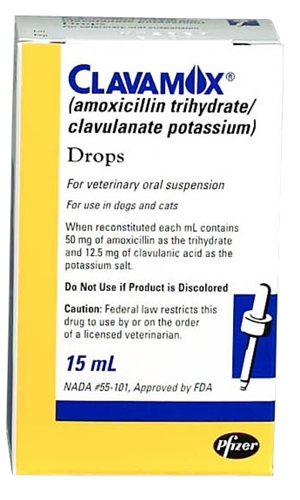Clavamox Drops'