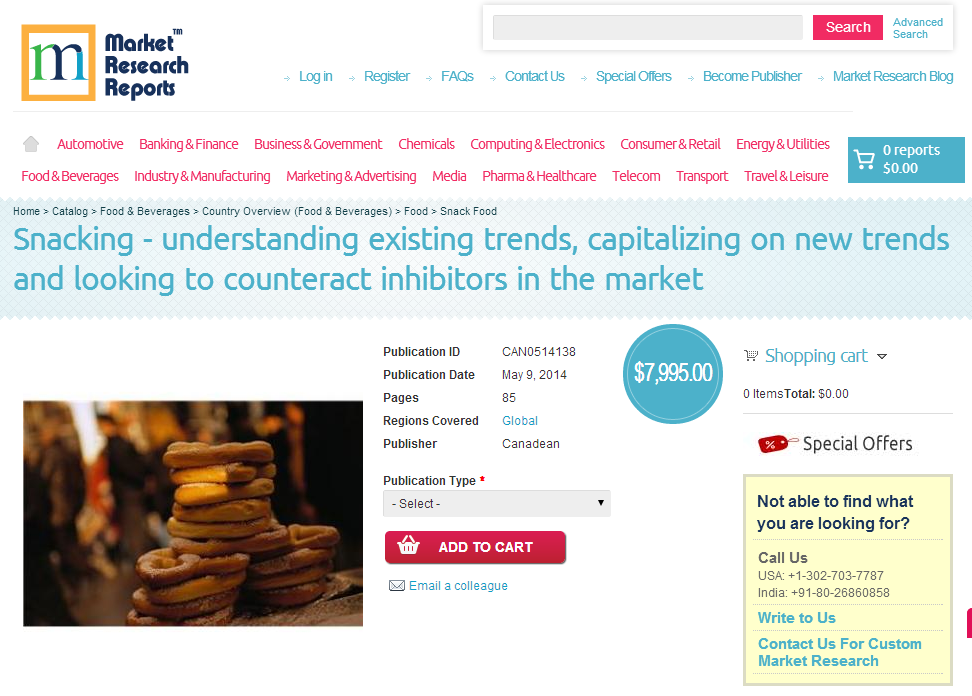Snacking - Understanding Existing Trends'