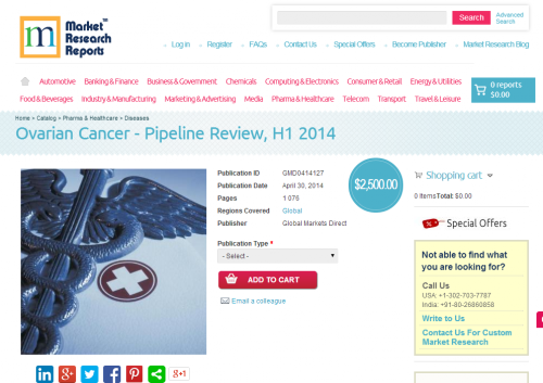 Ovarian Cancer Pipeline Review H1 2014'