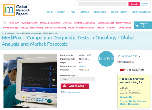 Companion Diagnostic Tests in Oncology - Global Analysis'