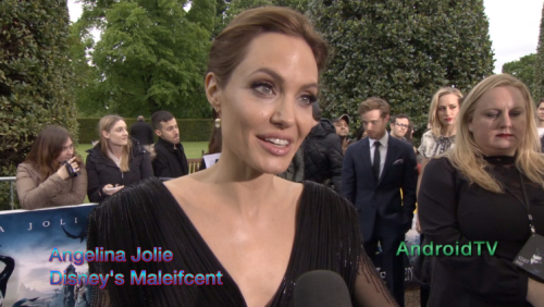 Angelina Jolie talks about Maleficent on AndroidTV.com'