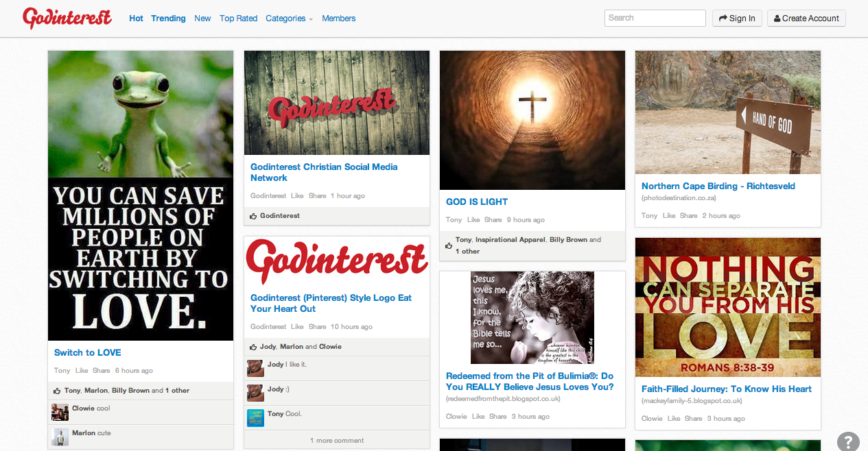 Christian social network