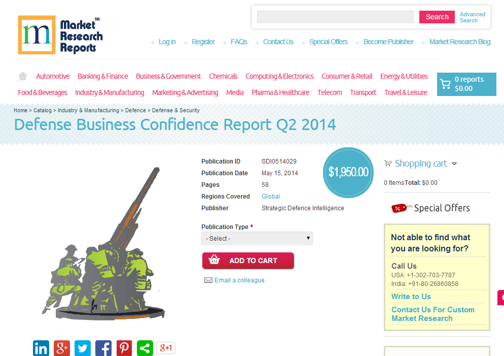 Defense Business Confidence Report Q2 2014'