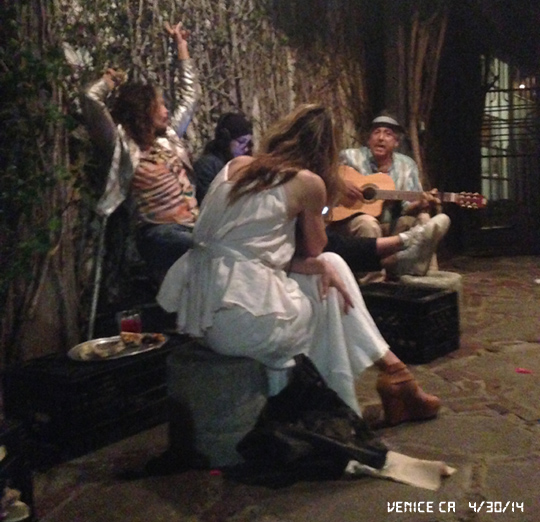 Steven Tyler and Joe Z. Sing in Venice