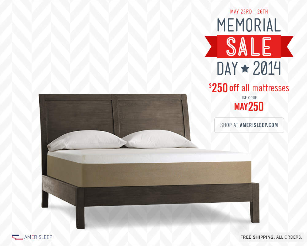 Amerisleep Announces Memorial Day Mattress Sales Event for 2